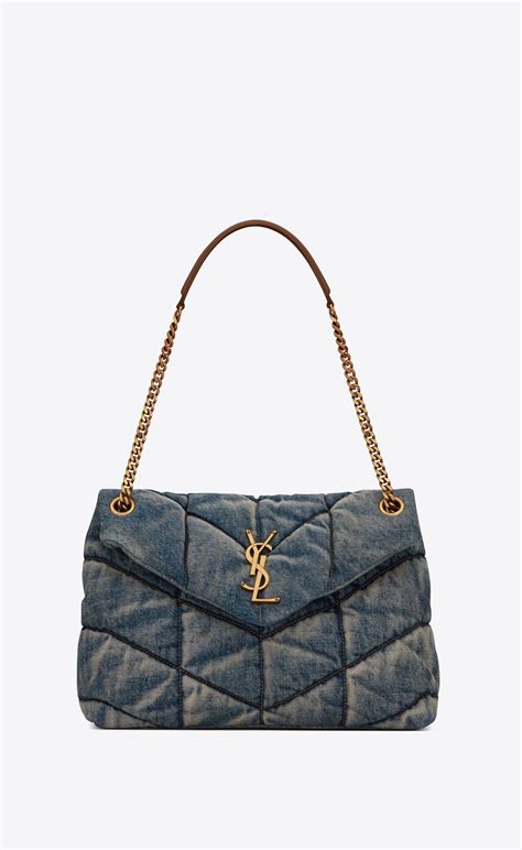 sac ysl jeans|YSL denim bags.